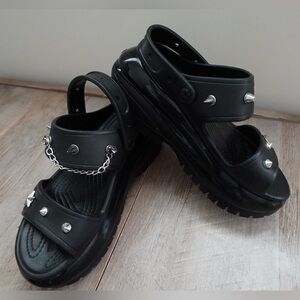 Crocs Mega Crush Sandals Black